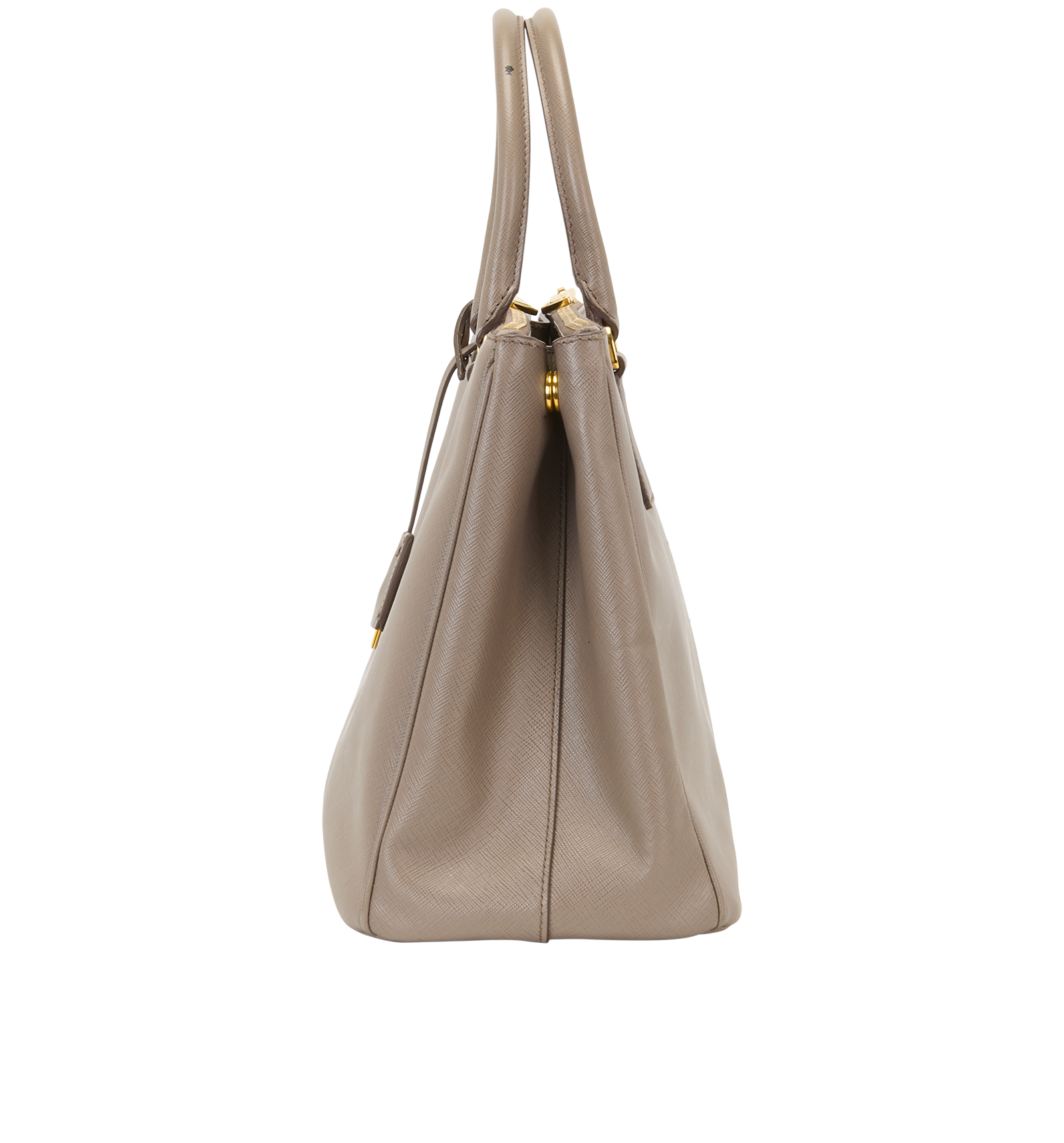 Galleria Double Zip, &pound;750, Handbags, Taupe, Leather, Bottom view